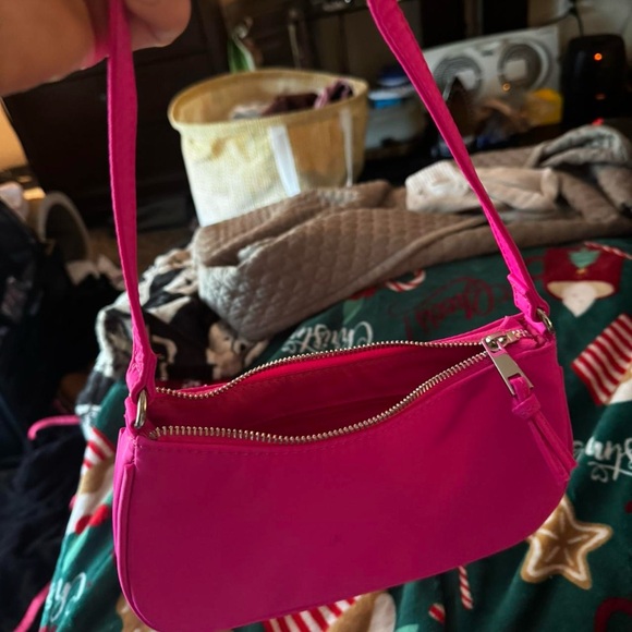 Hot pink shoulder bag - Picture 4 of 4